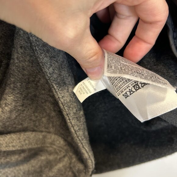 Banana Republic Womens Small Gray Wool Popover Wedge Jacket - Picture 7 of 13